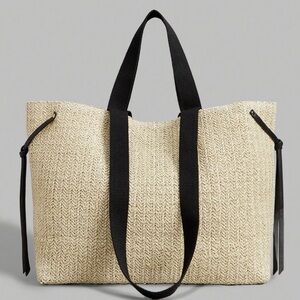 🆕 Large Capacity Straw Tote-Bsg